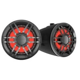 Fusion Xs Series - 6.5" Marine Wake Tower Speakers W/Rgb - Grey
