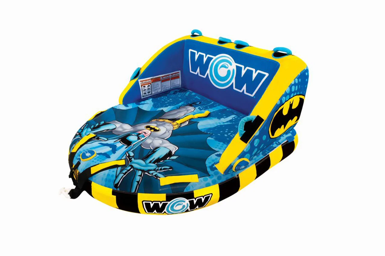 Wow Watersports 22-wto-3930 Dc Comics Batman 2p Soft Top Towable - 22-WTO-3930