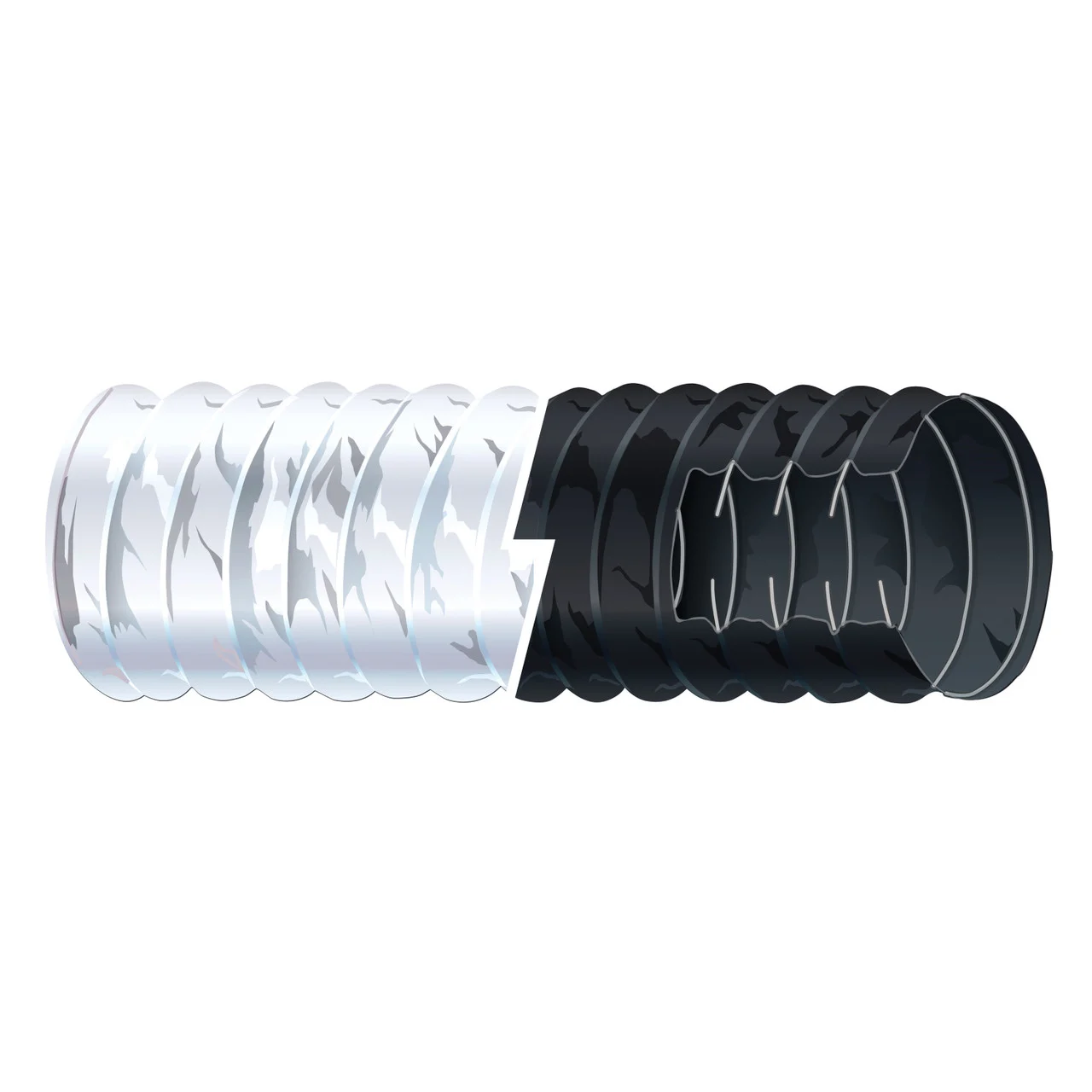 Sierra 116-402-3000 Shields Vinylvent, Series 402 - 3" x 50', Black - 116-402-3000