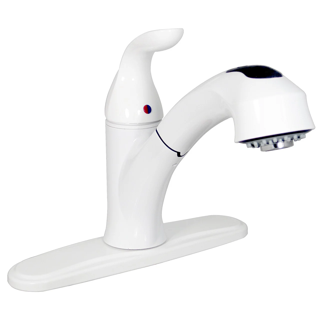 Phoenix Faucets PF231241 Single-Handle Pull Out Hybrid Kitchen Faucet - White - PF231241