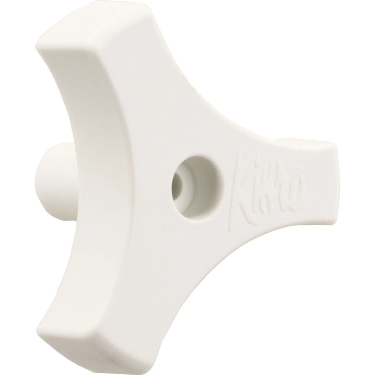 JR Products 20165 Tri-Lug Window Knob - 9/16", White - 20165