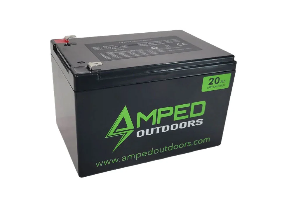 Amped Outdoors Ao4s20 Lithium Battery - 12v / 20ah - AO4S20