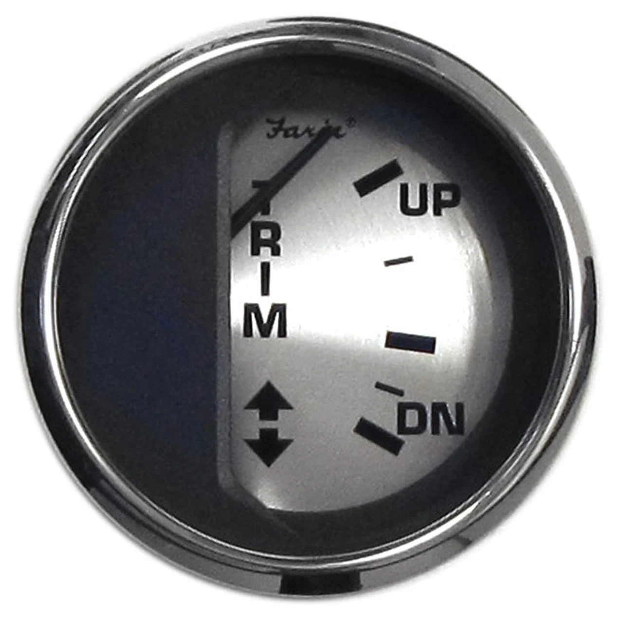 Faria 16016 Spun Silver Trim Gauge (Mercury/Mariner/Mercruiser/Volvo DP/Yamaha 2001 and Newer) - 2" - 16016
