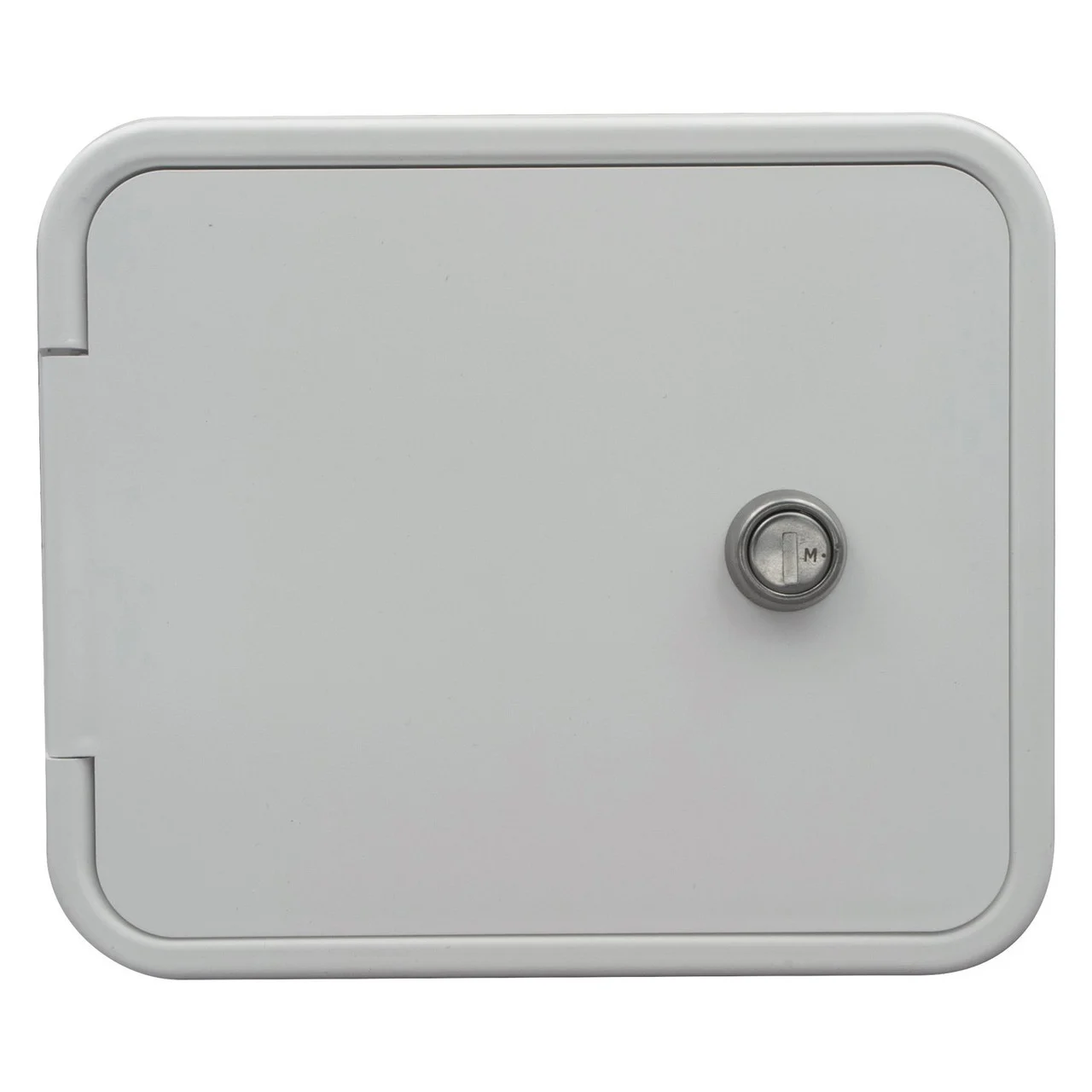 Thetford 94310 Multi-Purpose Hatch with Flat Back and Keyed Entry - Polar White - 94310