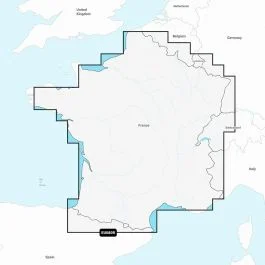 Garmin Navionics Vision+ Nveu080r - France, Lakes & Rivers - Inland Marine Chart