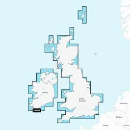 Garmin Navionics Vision+ Nveu072r - U.K. & Ireland Lakes & Rivers - Inland Marine Chart