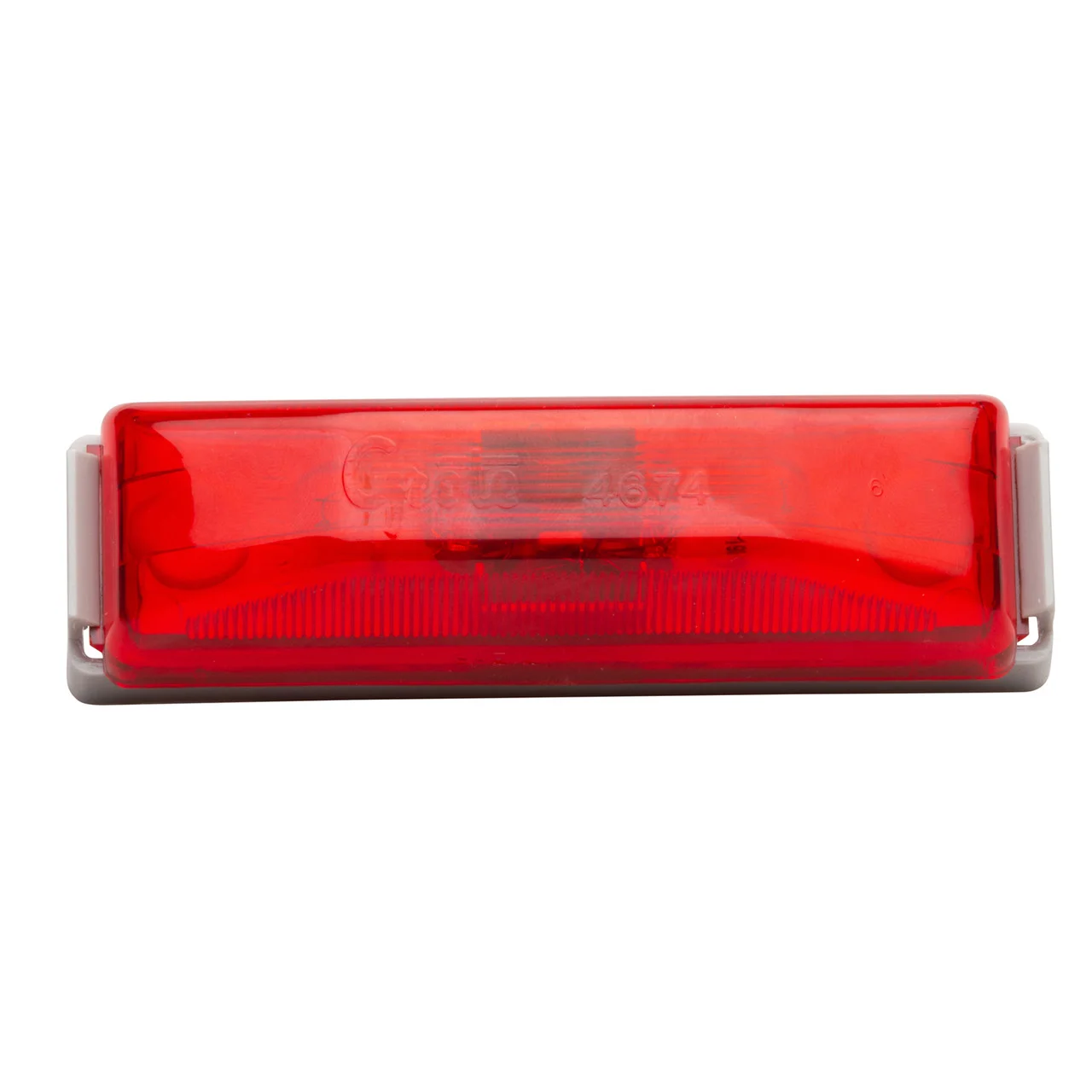 Grote 45092 Rectangular Clearance Marker Light - Kit (46742 + 43850), Red - 45092