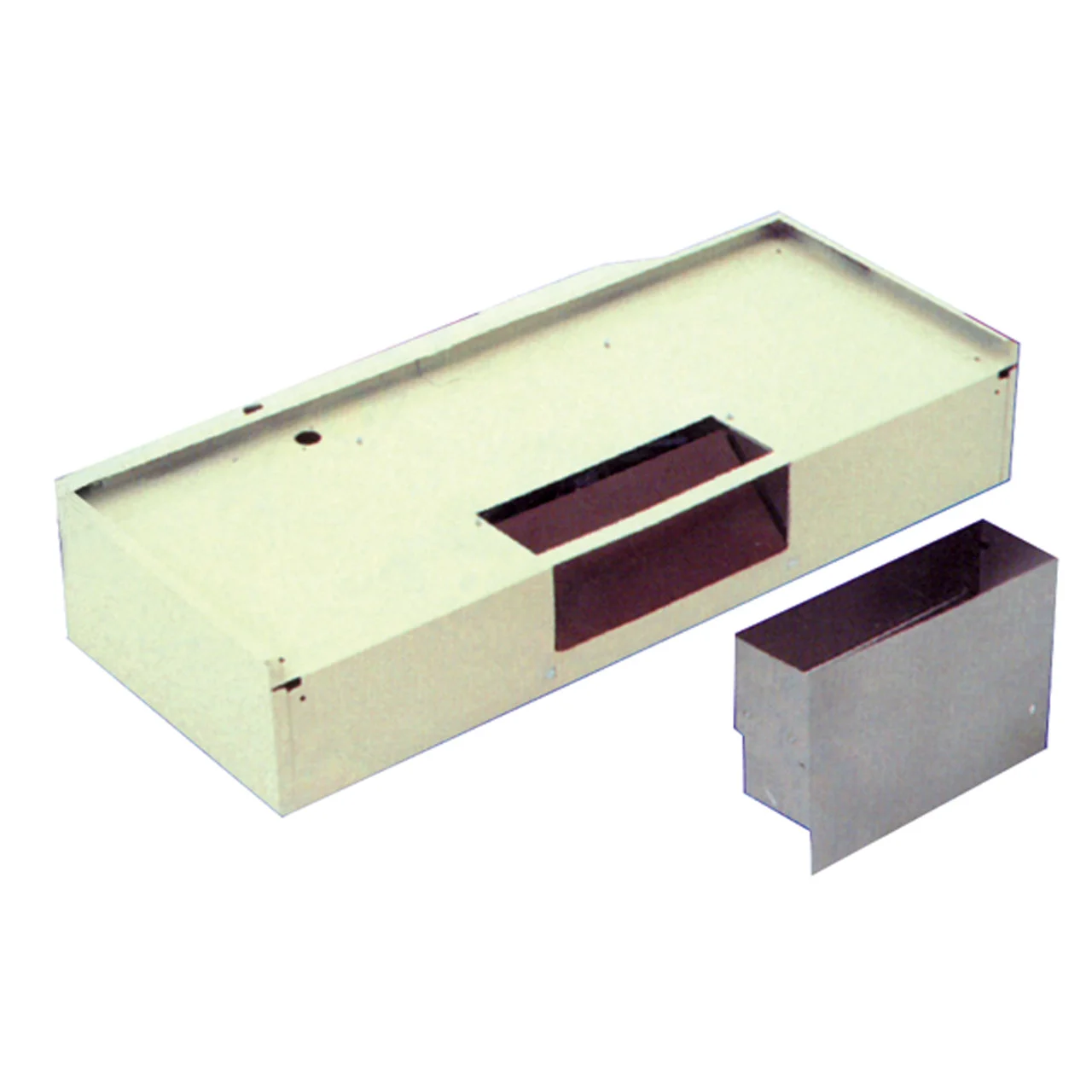 Ventline PC62-S42WC-2 PC Series Smooth 120V AC Range Hood - 12" x 42", White - PC62-S42WC-2