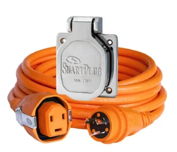 SmartPlug Dual Configuration Cordset & Stainless Inlet - 30A 125V, C30503BM30NT