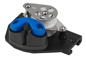 Schaefer 74-24 Control Block/Double Sheaves/Cam - 1-1/8" Track - Starboard