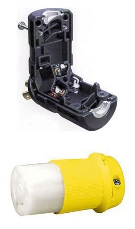 Hubbell "Valise" Connector Body - 30A 125V, 38825