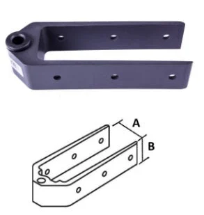 SeaSure Bottom Rudder Gudgeon - Aluminum, 301931