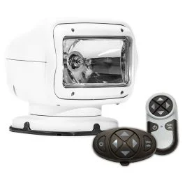 Golight Radioray Gt Series Permanent Mount - White Halogen - Wireless Handheld & Wireless Dash Mount Remotes