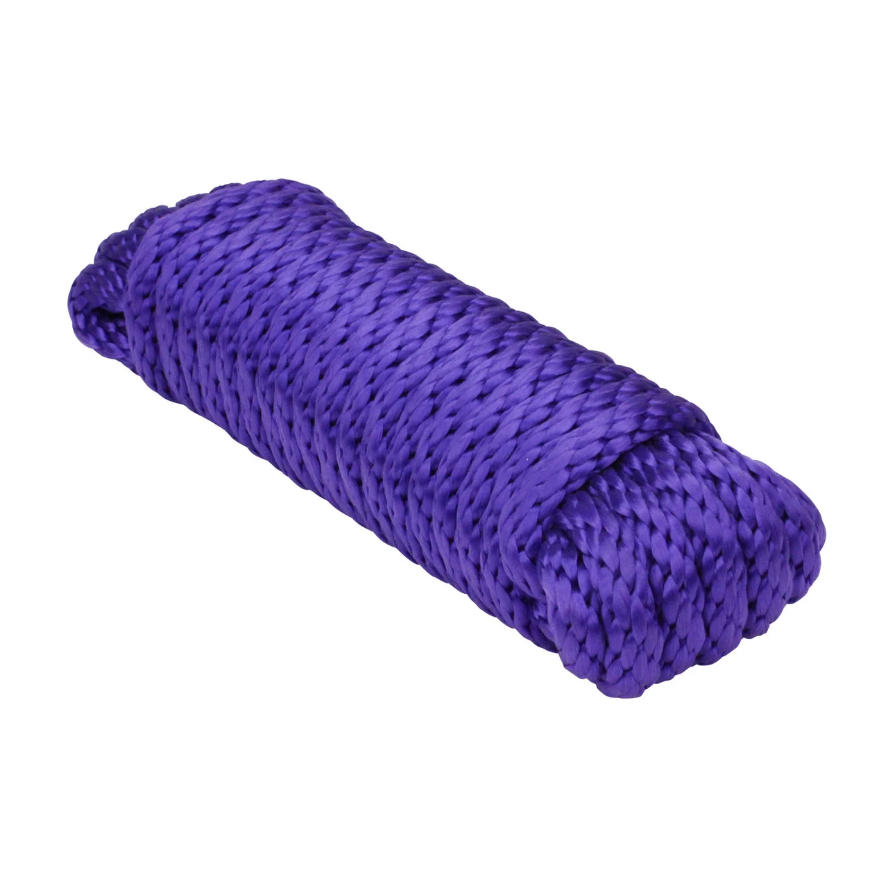 Extreme Max 3008.0241 Solid Braid MFP Utility Rope - 1/4" x 10', Purple - 3008.0241