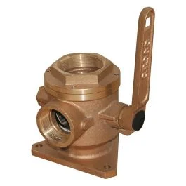 Groco 2" Safety Seacock W/1-1/2" Side Port