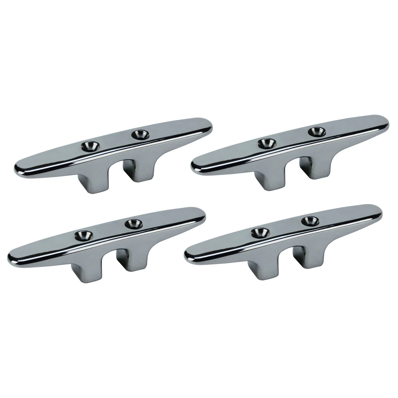 Extreme Max 3006.6762.4 Soft Point Stainless Steel Dock Cleat - 6, Value 4-Pack - 3006.6762.4