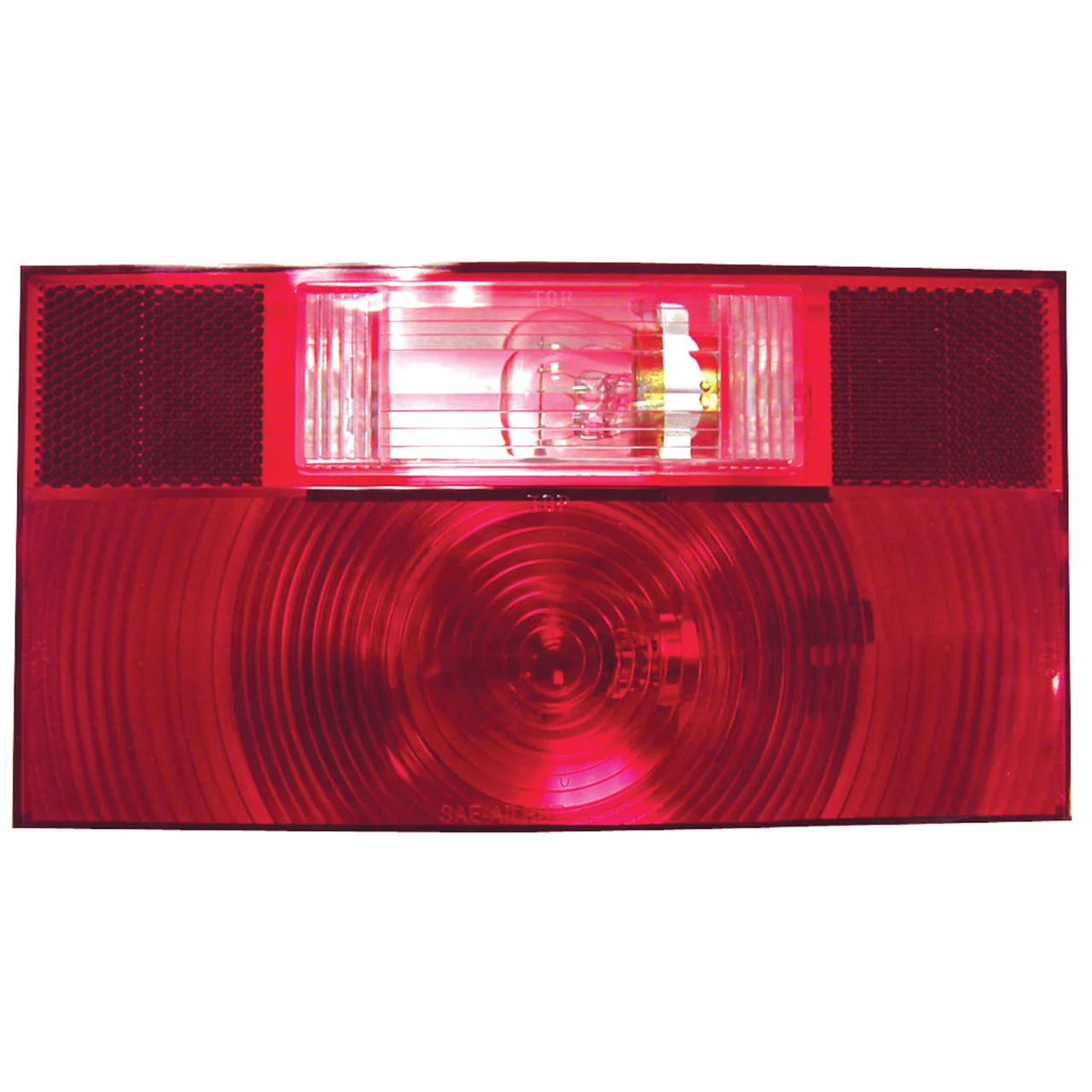 Peterson Manufacturing V25912-25 Stop, Turn, & Tail Light With Reflex - Replacement Lens For V25912 - V25912-25