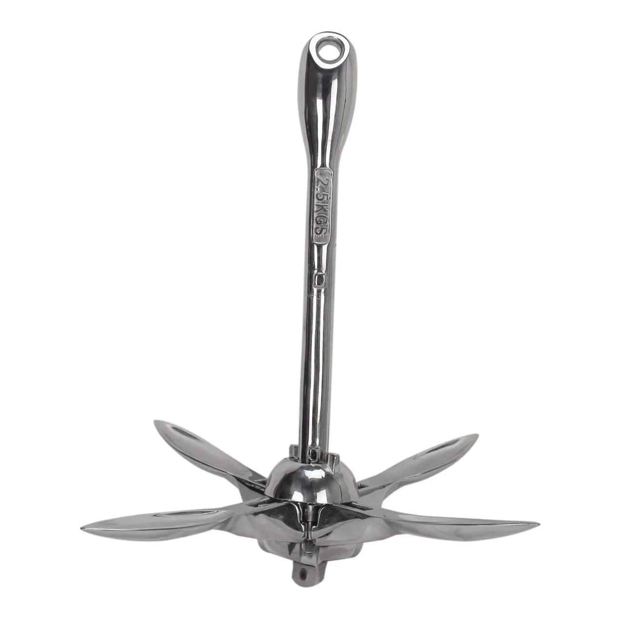 Extreme Max 3006.6675 BoatTector Stainless Steel Folding/Grapnel Anchor - 3.5 lbs. - 3006.6675