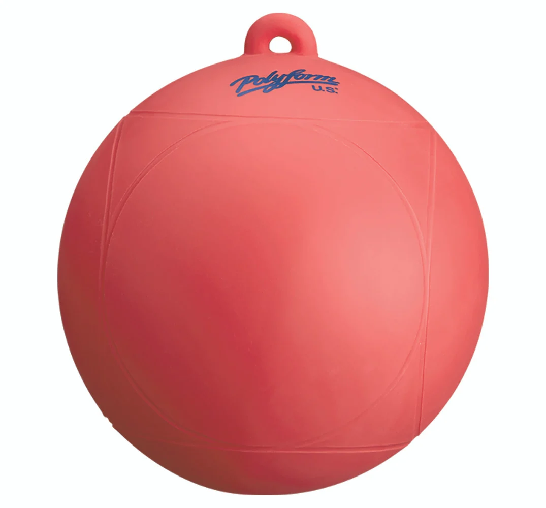 Polyform WS-1 RED 15 PACK WS Series Water Ski Buoy - 8" x 8.5", Red, 15-Pack - WS-1 RED 15 PACK