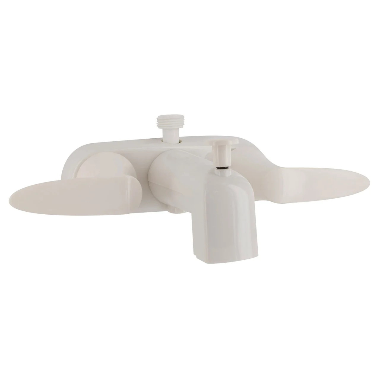 PF223261 Faucet 4" Tub W/Shower D-Spud White 2-Lever Handle - PF223261