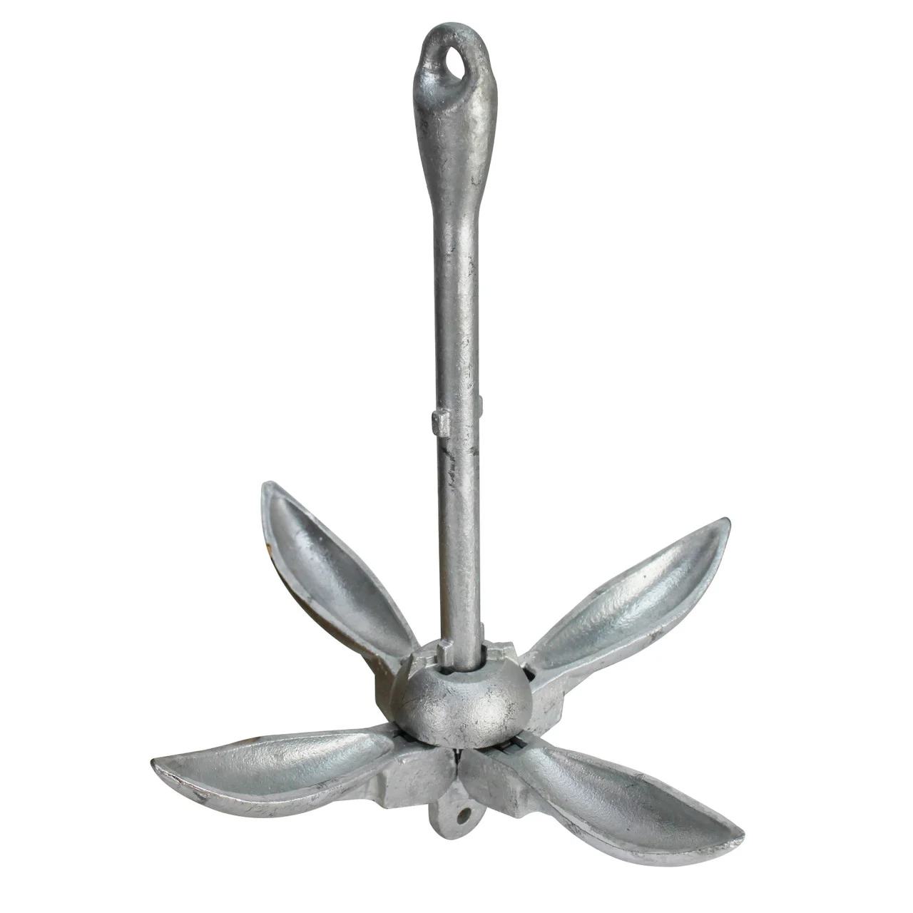 Extreme Max 3006.6666 BoatTector Galvanized Folding/Grapnel Anchor - 9 lbs. - 3006.6666