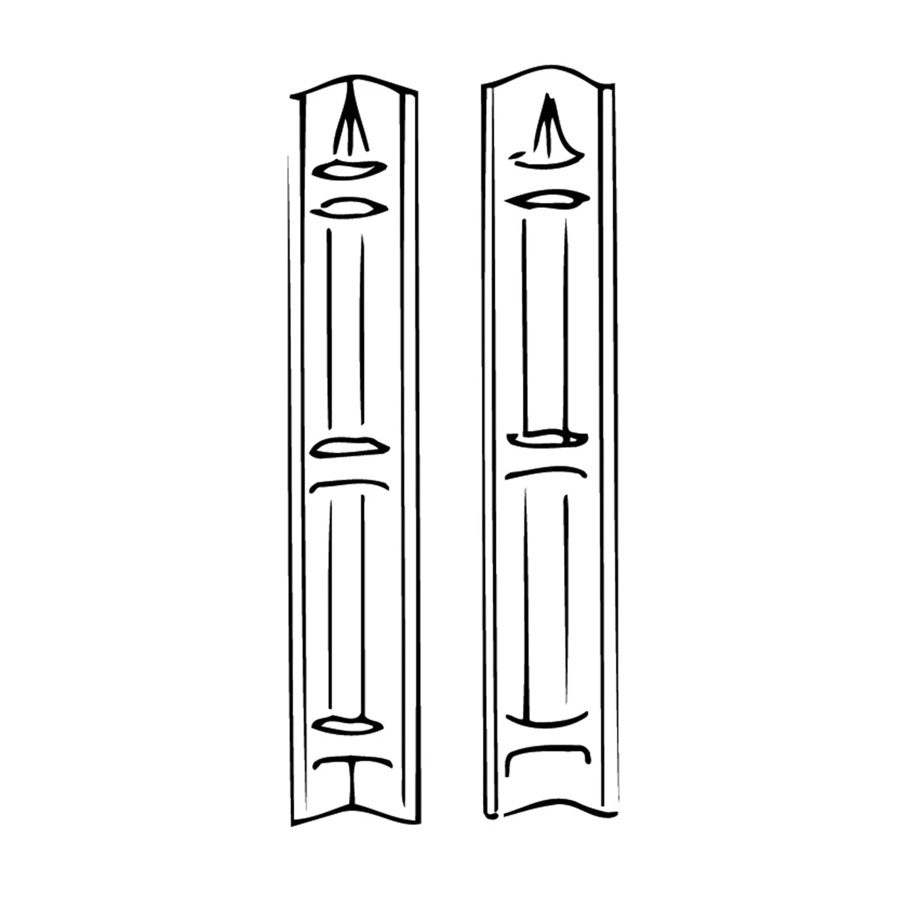 Kinro ALM-260C-2/PK Corner Caddy Tub Surround - Almond - 208934
