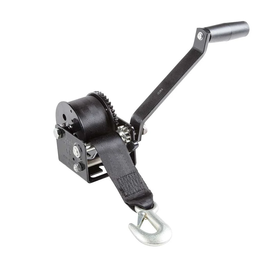 Fulton 142026 Single-Speed Trailer Winch with 15' Strap - 900 lbs. Capacity - 142026