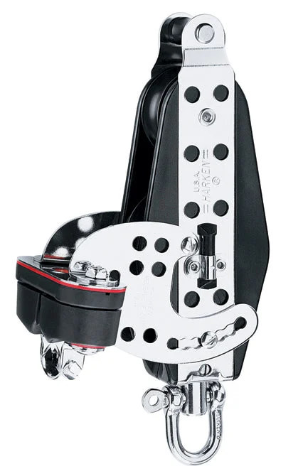 Harken Fiddle Hexaratchet Block w/Becket, Cam Cleat - 76mm