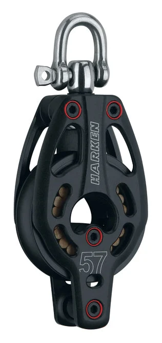Harken Aluminum Low-Load Swivel Block w/Becket - 57mm