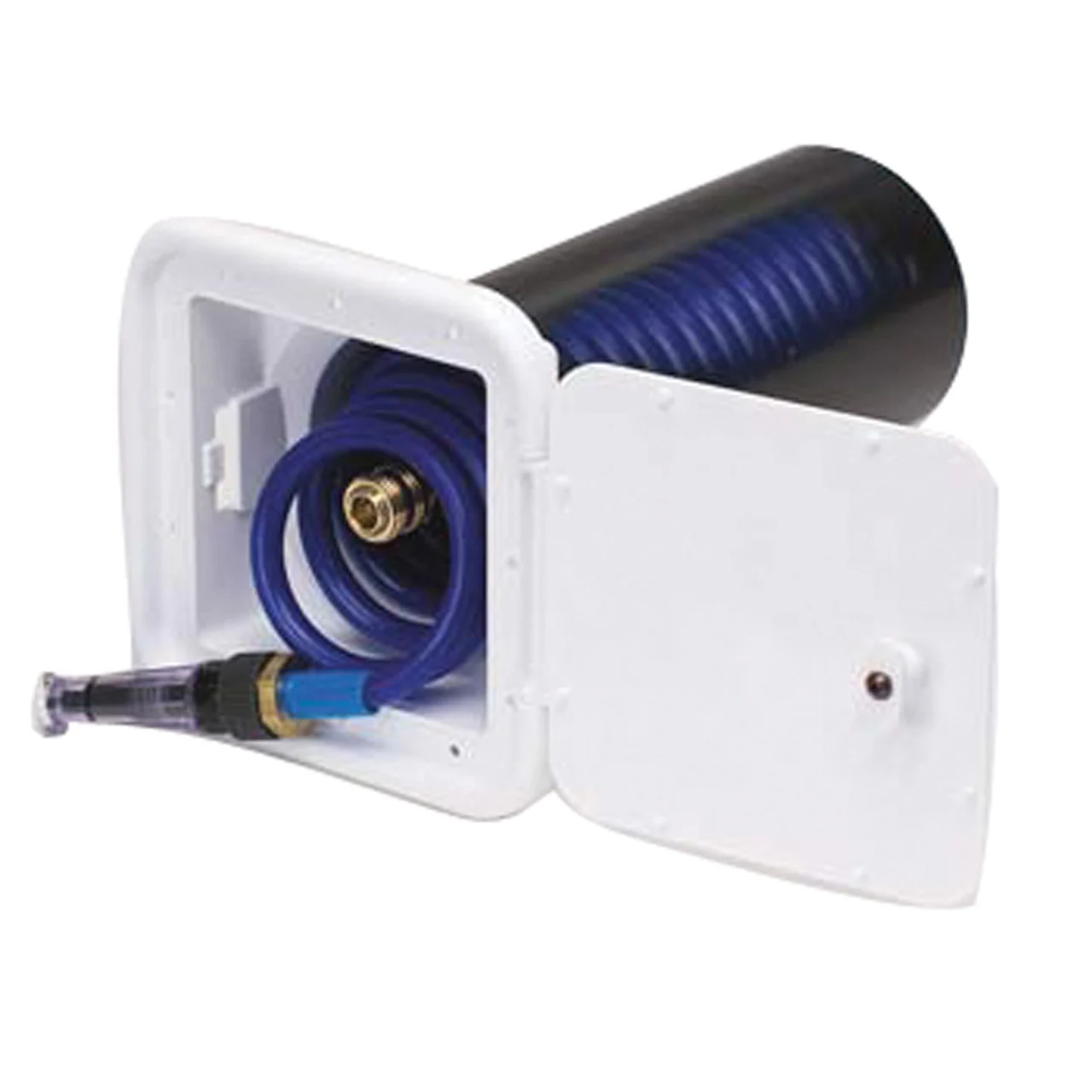 Phoenix Faucets PF147007 Spray-Away Self Storing Sprayer with Quick Connect Valve - 15' Coiled Hose, White - PF147007
