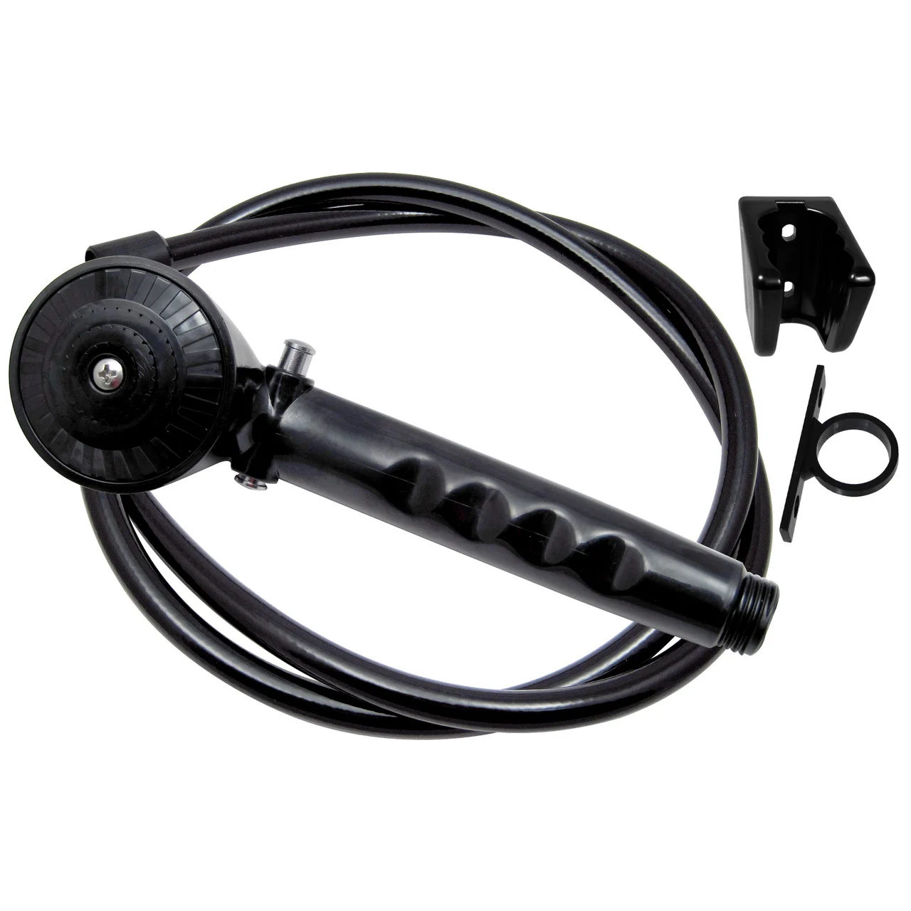 Phoenix Faucets by Valterra PF276026 Single-Function Handheld Shower Kit with 60" Vinyl Hose and Trickle Shut-Off - Black - PF276026