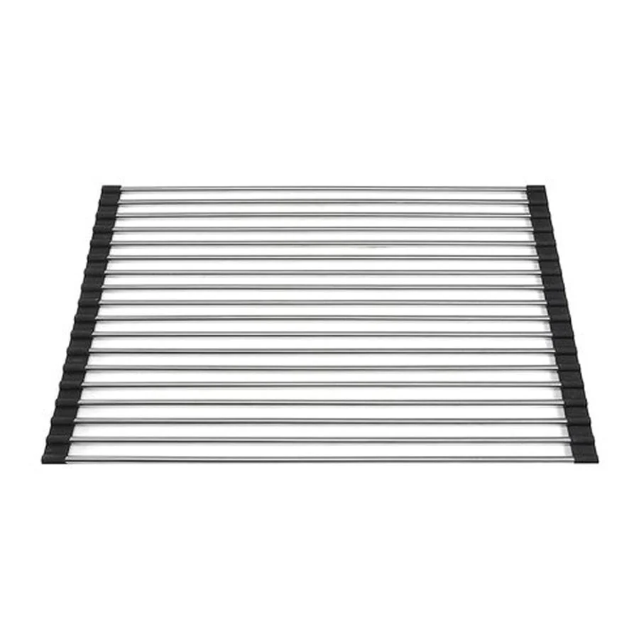 Dehco 137204 Stainless Steel Sink Roll Up Cover - 14 in. x 17 in. - 137204