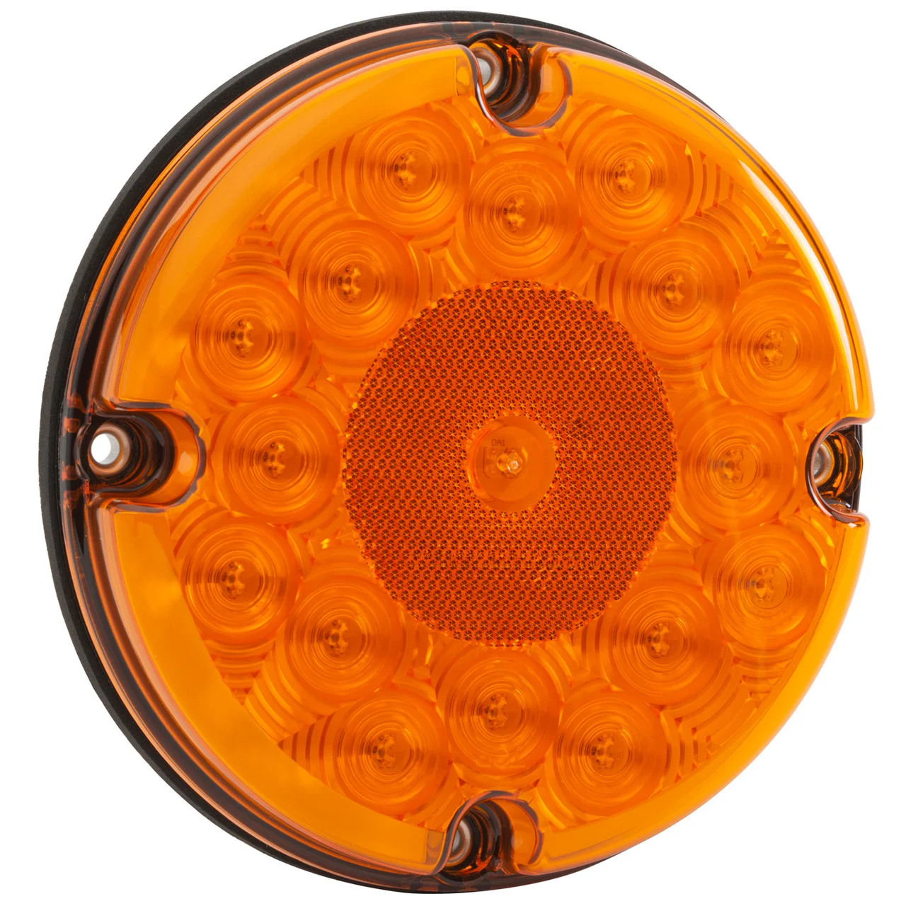Grote 55983 Led Stop Tail Turn Light With Reflex - 7", Single Function Front Turn, Red - 55983