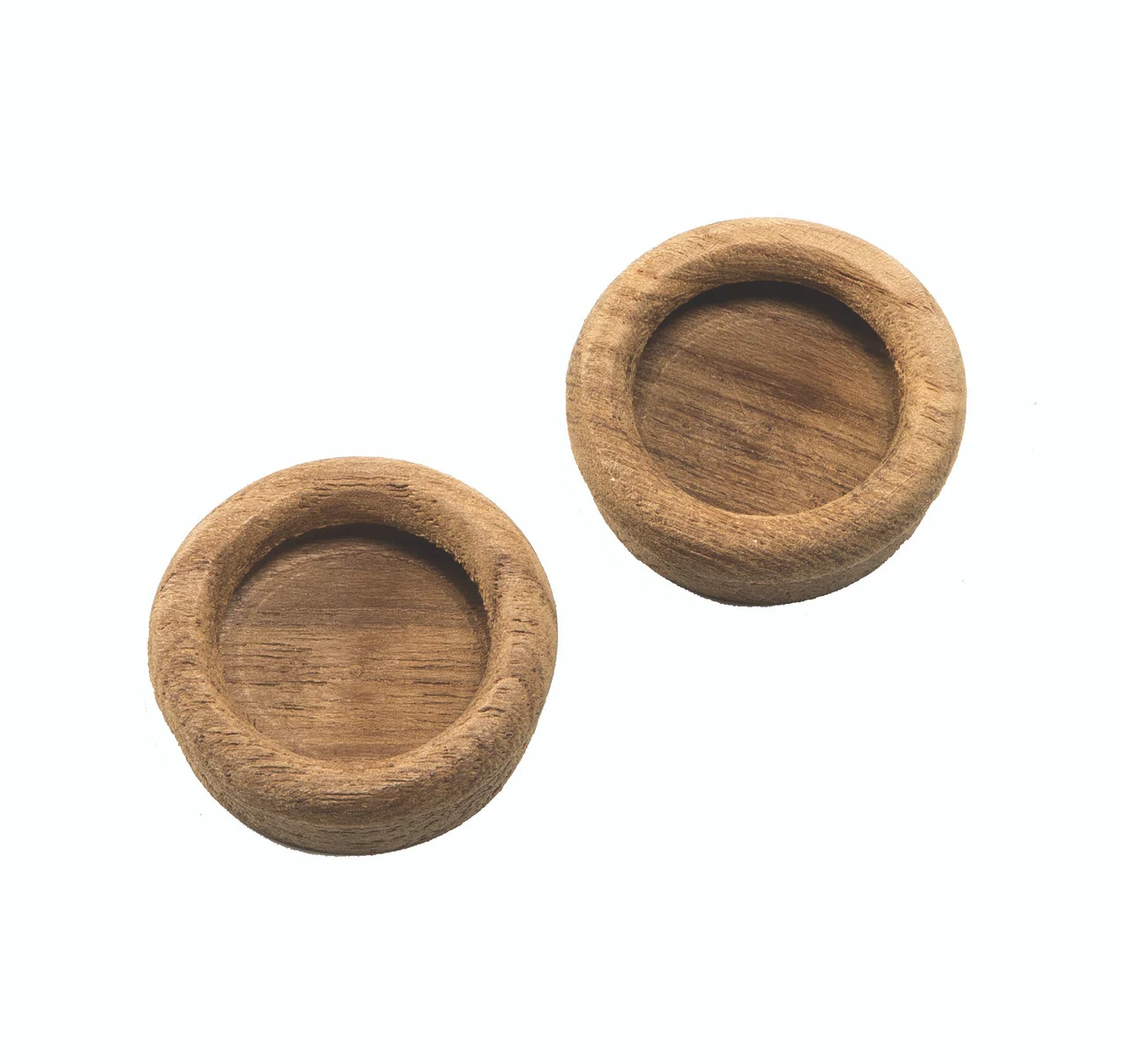 Whitecap 60127-A Teak Round Drawer Pull 1-3/8" - 2-Pack - 60127-A