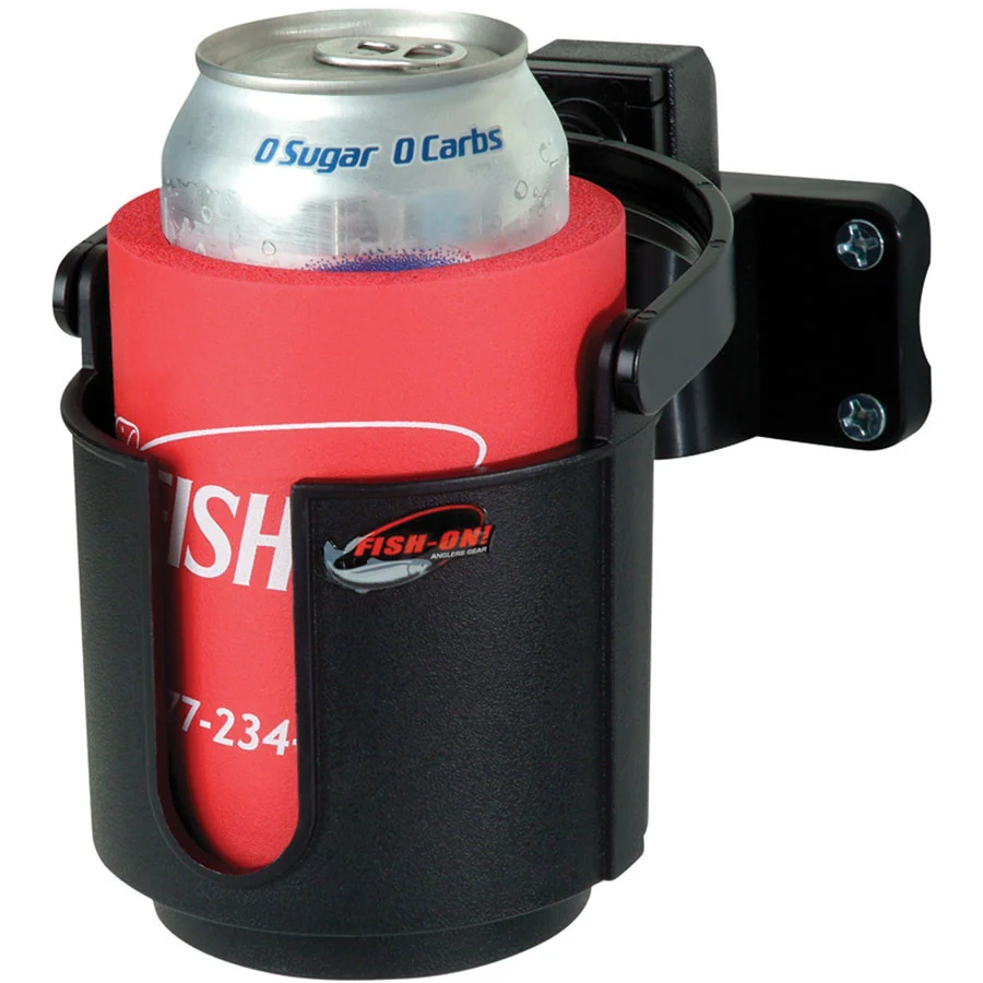Tempress 2154-9 Fish-On! Cup Holder Rod Mount - Black - 2154-9