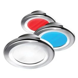 I2systems Apeiron A3120 Screw Mount Light - Red, Warm White & Blue - Chrome Finish