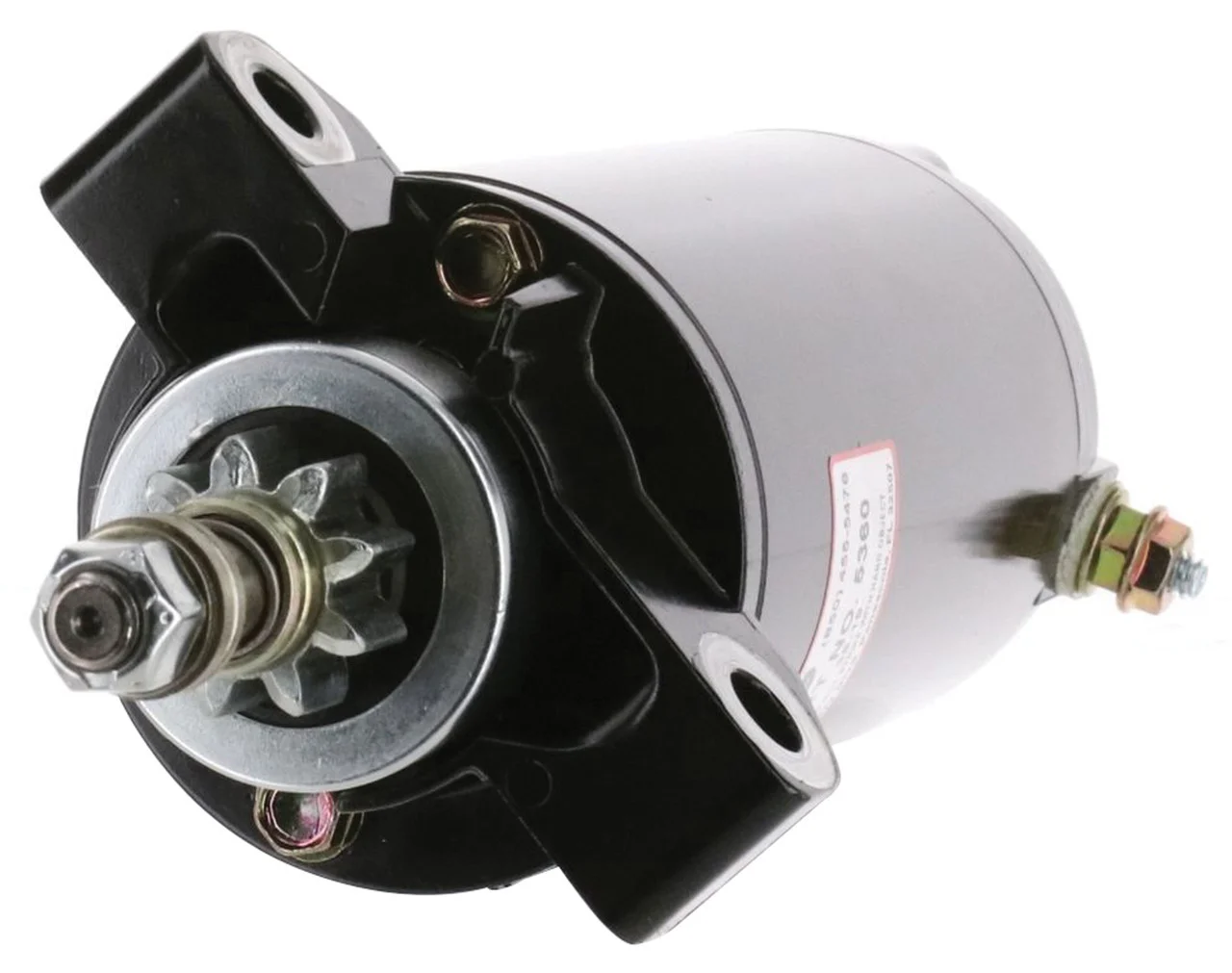 ARCO 5360 Outboard Starter for Mercury/Mariner 40 HP, 50 HP, 60 HP 4-Cyl, 4-Stroke, 9-Tooth Drive Gear - 5360