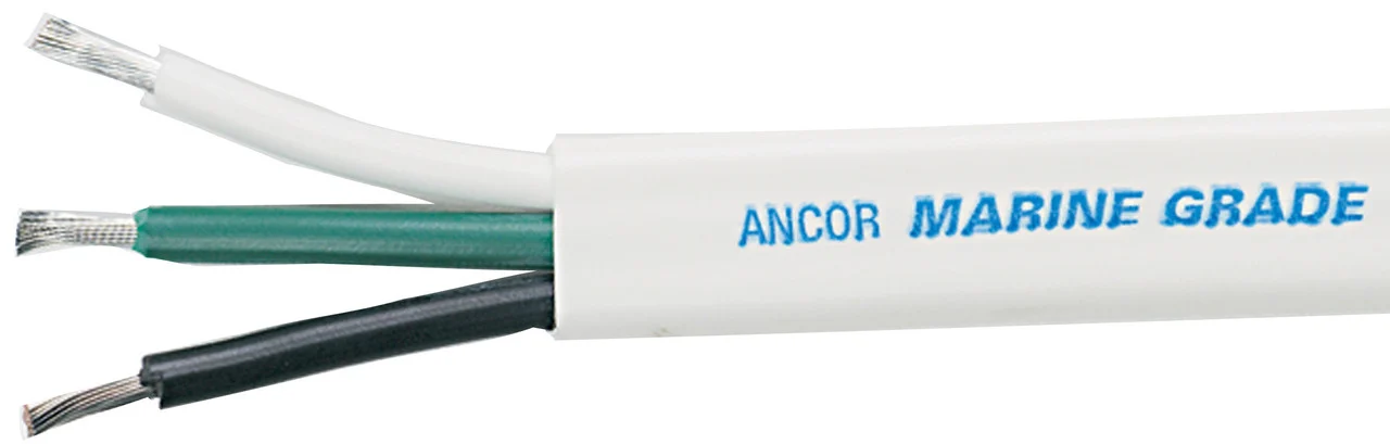 Ancor 131510 Triplex Cable, 14/3 AWG (3 x 2mm2) - 100', Flat - 131510