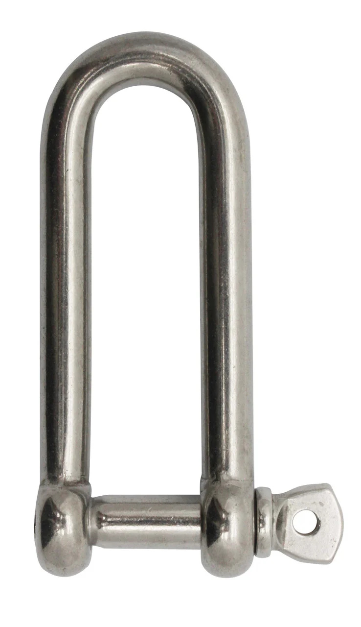 Extreme Max 3006.8201 BoatTector Stainless Steel Long D Shackle - 1/4" - 3006.8201