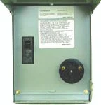 Midwest Electric U013C Unmetered Surface Power Outlets - 30A, Single W/ Circuit - U013C