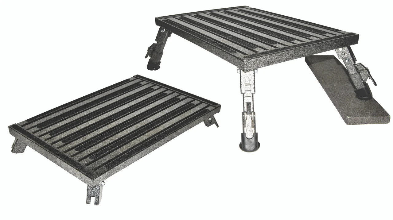 Safety Step XLA-09C-G Adjustable Folding Safety Step - 16" x 24" - XLA-09C-G