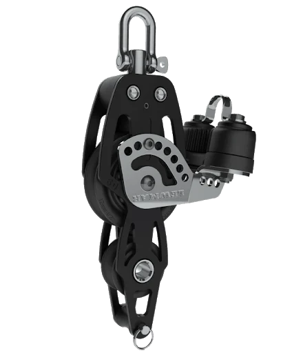 Lewmar 60mm HTX Fiddle Block - Swivel, Becket, Cam, 29196039
