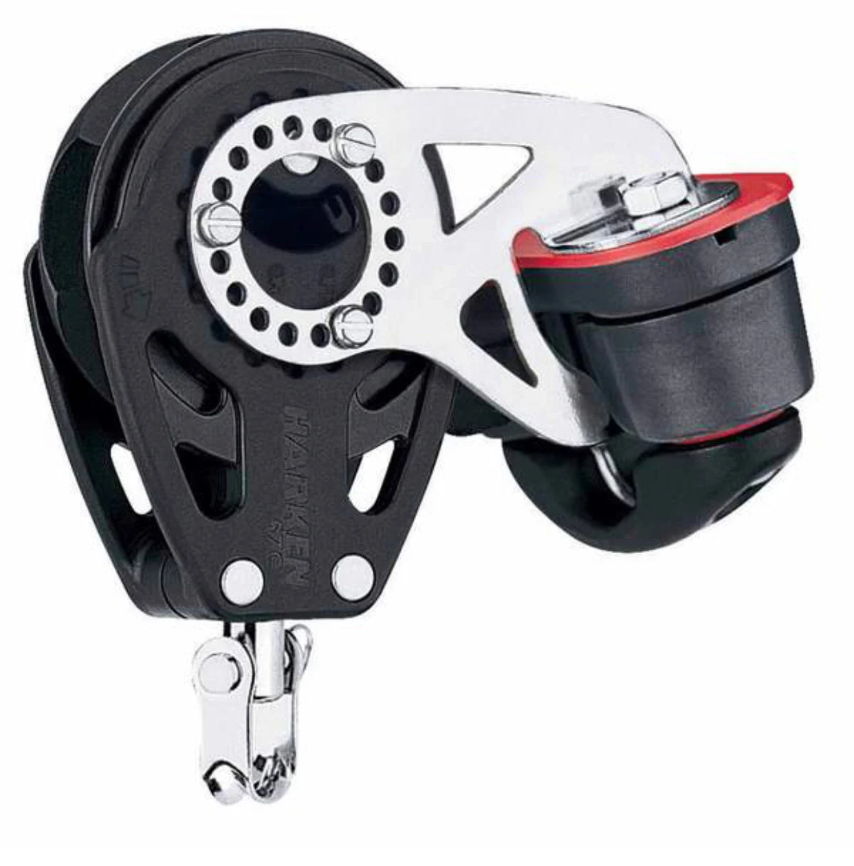 HARKEN 57 mm Carbo Ratchet Block - Swivel, Cam Cleat, 2138
