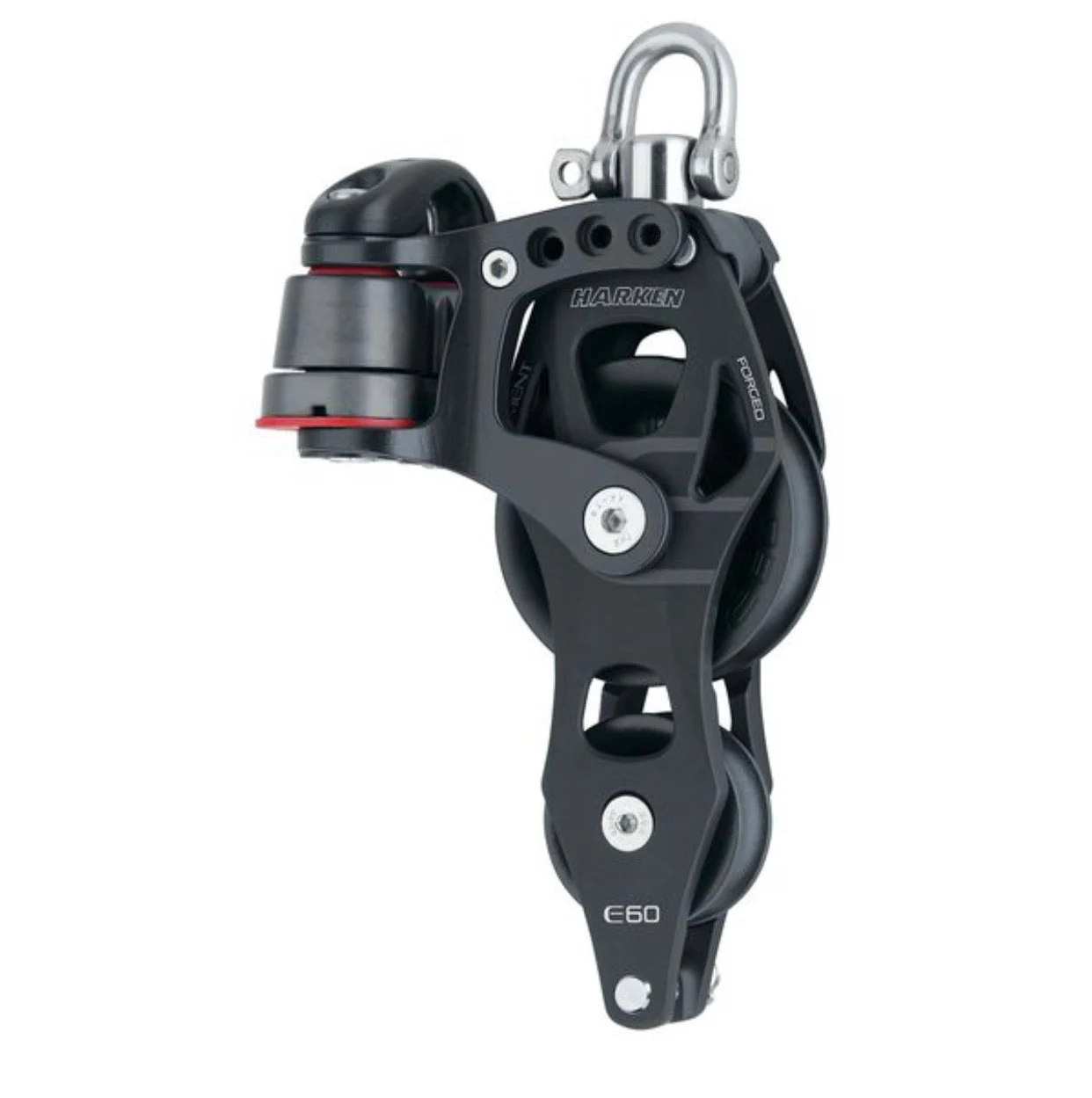 HARKEN 60 mm Element Fiddle Block - Swivel, Becket, Cam, 6264
