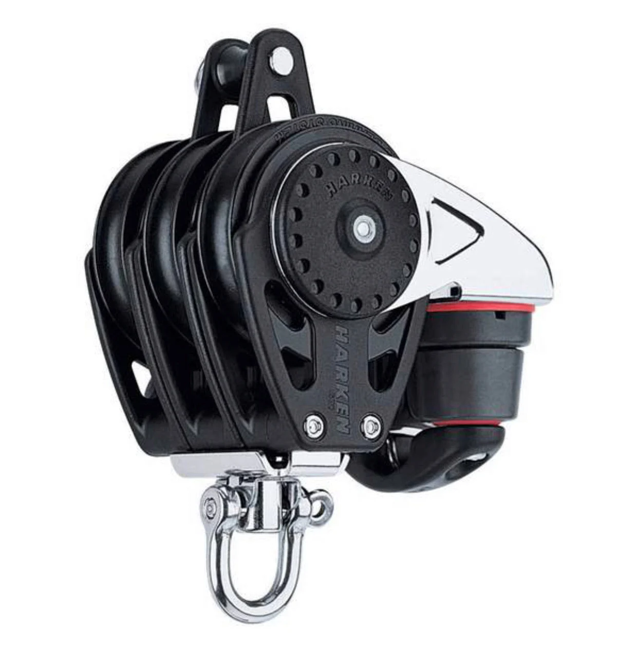 HARKEN 57 mm Triple Carbo Block - Swivel, Becket, Cam Cleat, 2618