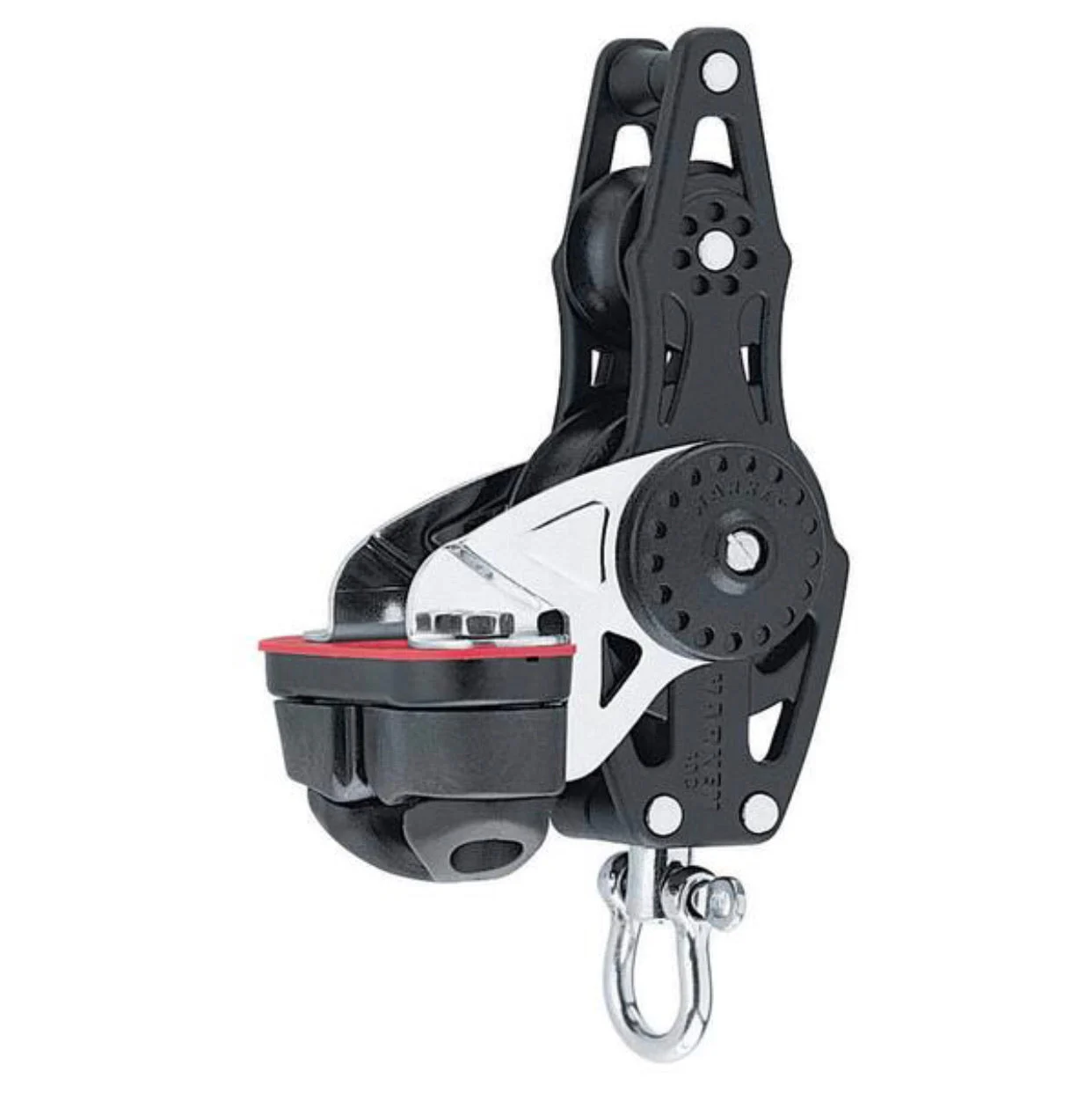 HARKEN 75 mm Carbo Fiddle Block - Swivel, Becket, Cam Cleat, 2693