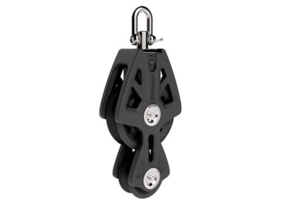 LEWMAR 50 mm Synchro Fiddle Block - Swivel, 29925031BK