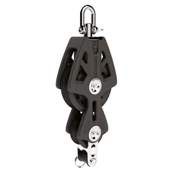 LEWMAR 72 mm Synchro Fiddle Block - Swivel, 29927231BK
