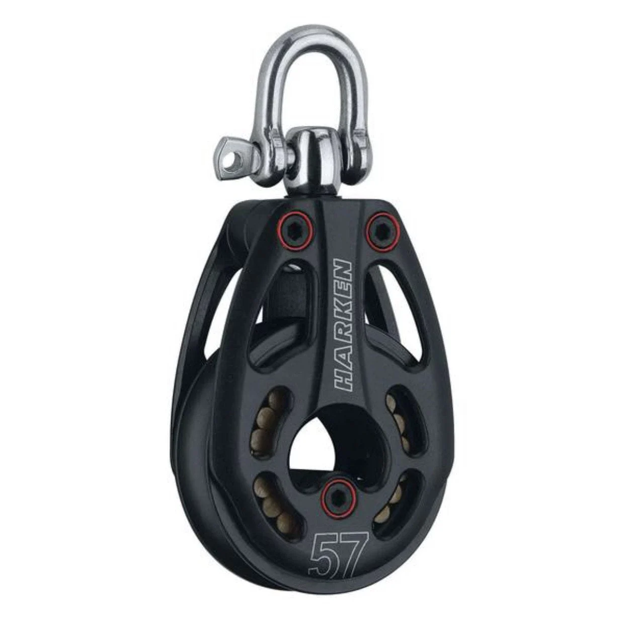 HARKEN 57mm Aluminum Low-Load Block — Swivel, 3226