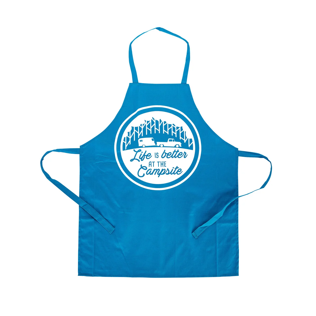 Camco 53258 "Life is Better at the Campsite" Apron - Teal - 53258